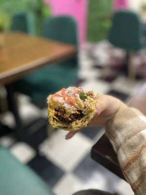 Mofonguito filled with Quinoa   at The Vegan Factory  in Bronx