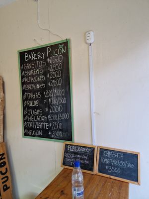 Offer at Bakery Pucón in Pucon