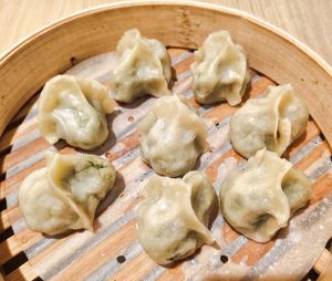 Steamed vegetarian dumplings at TPE - Xiaonanmen Traditional Soy Bean Jelly T2 in Taoyuan City