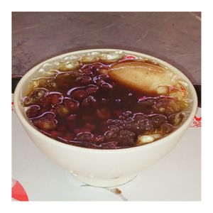 Red Bean & Tofu Pudding (iced) at TPE - Xiaonanmen Traditional Soy Bean Jelly T2 in Taoyuan City