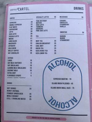   at Coffee Cartel in Legian