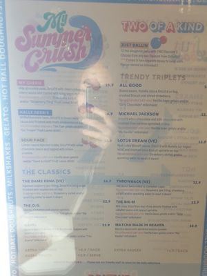 Menu July 2023 at DRIZZL'D in Moonee Ponds