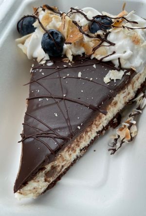 Bounty tart  at Kawastrofa in Wroclaw