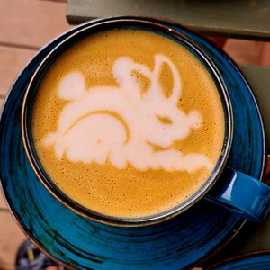 Latte at Kawastrofa in Wroclaw