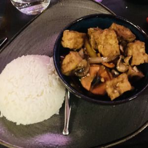 Ginger stir fry with tofu  at Red Torch Ginger in Dublin