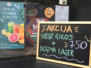 The other side of the hatch! at Vikasha Street in Belgrade