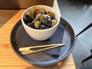 Olives 🫒   at Babel Beerhouse in North London