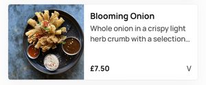 Blooming onion 🧅   at Babel Beerhouse in North London