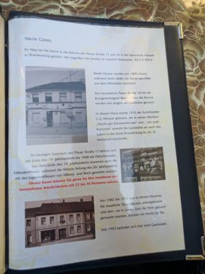 Historie at Restaurant Rice & Spice in Brandenburg An Der Havel