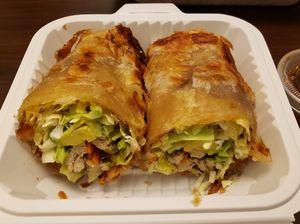 Avocado roll at Happiness Cafe in San Jose