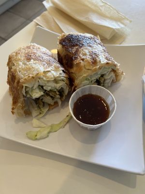 Avocado roll  at Happiness Cafe in San Jose