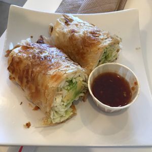 avocado rolls at Happiness Cafe in San Jose