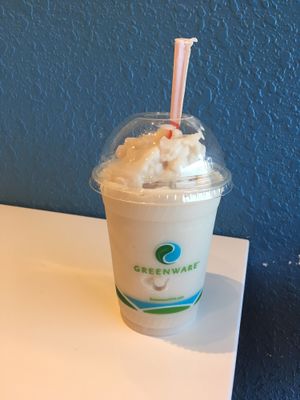 Yum Taro Smoothie  at Happiness Cafe in San Jose