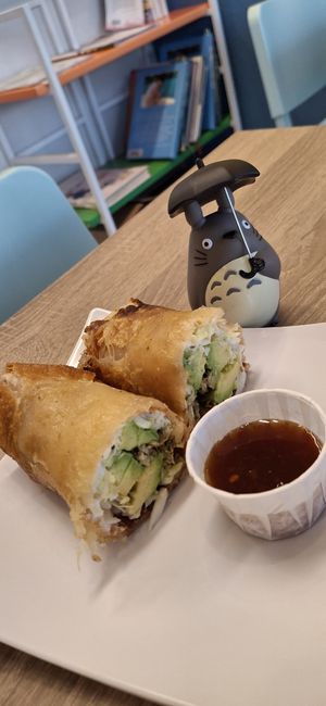 Avocado Rolls at Happiness Cafe in San Jose