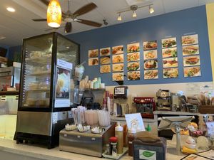 Front counter  at Happiness Cafe in San Jose