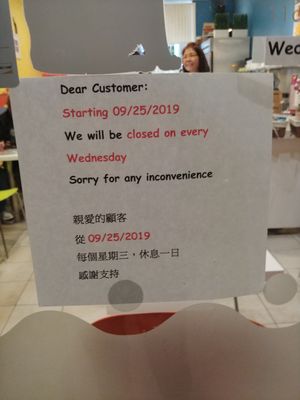 Wednesday at Happiness Cafe in San Jose