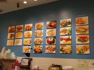 Wall Menu at Happiness Cafe in San Jose