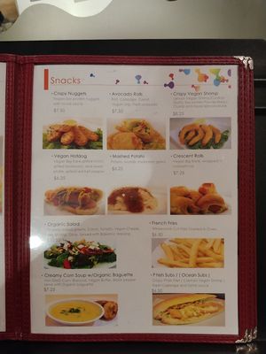 Menu 7 of 11 at Happiness Cafe in San Jose