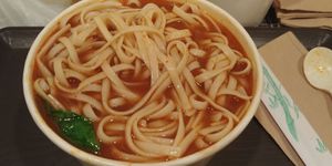 #10.50 Noodle Soup: We really enjoyed this soup, great flavor at Happiness Cafe in San Jose