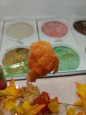 Strawberry: good but had a weird aftertaste. We also got a scoop of this and would not get again at Happiness Cafe in San Jose