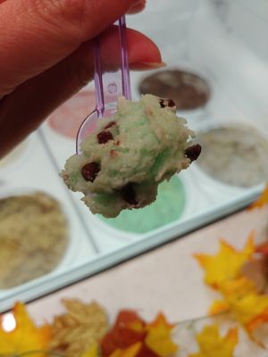 Mint Chip: Pretty good, I'd recommend if you like. Mint chocolate chip at Happiness Cafe in San Jose