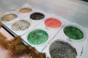 All vegan ice cream at Happiness Cafe in San Jose