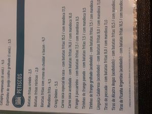 Menu 6 at Rio Sampa Gastrobar in Vila Do Conde