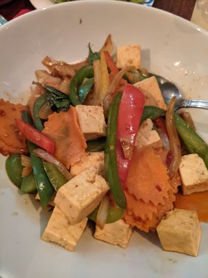 Thai basil at Vegan Plate in Chicago