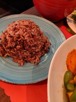 brown rice at Vegan Plate in Chicago