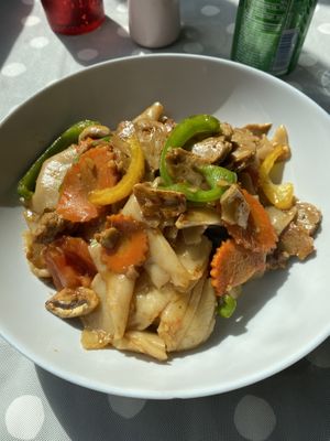 Drunken Noodles   at Vegan Plate in Chicago