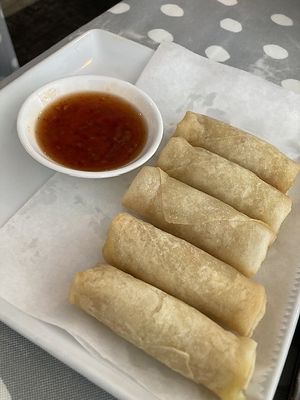 Spring Rolls at Vegan Plate in Chicago