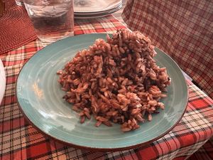 forbidden rice  at Vegan Plate in Chicago