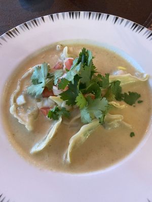 Curry Gyoza Appetizer at Vegan Plate in Chicago