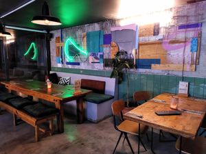 Tables at Powerplant Lisbon in Lisbon