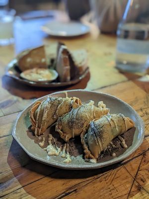 Empanadas at Powerplant Lisbon in Lisbon