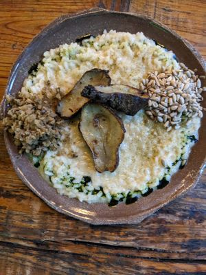 Creamy Rice and Artichoke at Powerplant Lisbon in Lisbon