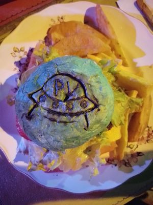 Y creativas at Pájaros Volando Resto-Bar in Villa De Merlo