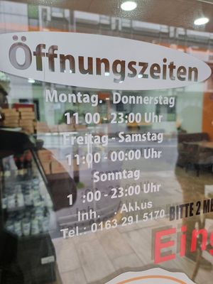 Opening hours at Cigköftem  - Klotzbahn in Wuppertal