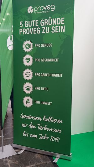 proveg's 5 reasons for living a vegan life at Proveg International in Berlin