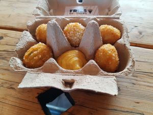 Croquettes at Fries Brothers in Zurich