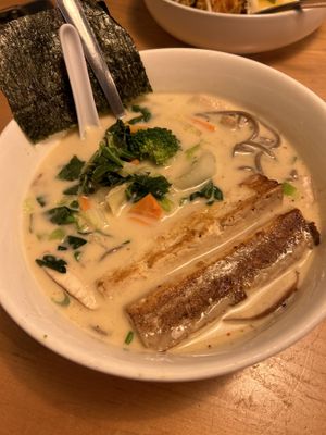 Noodle bowl with tofu (specify no egg)   at Yum Yum Noodle Bar in Woodstock