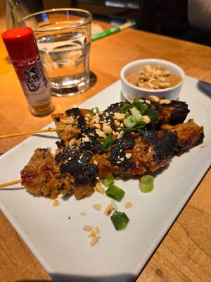 Seitan Peanut Satay at Yum Yum Noodle Bar in Woodstock