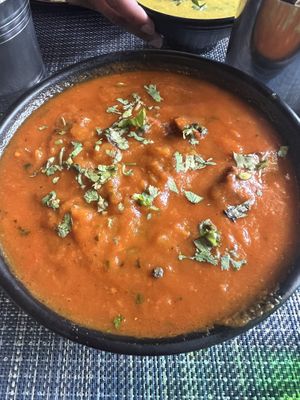 Beyond meat curry  at Tikka Indian Grill in Brooklyn