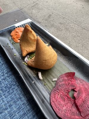 Samosas  at Tikka Indian Grill in Brooklyn