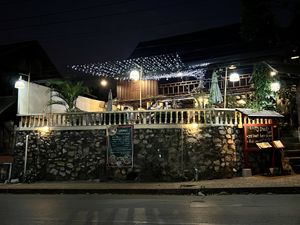 Outside of restaurant   at Taste of Ceylon in Luang Prabang