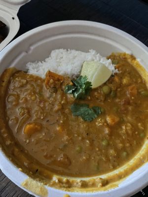 Coconut curry  at The Wylde Beet in Hailey