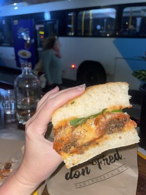 Meat ball sub 10/10  at don Fred in Newtown