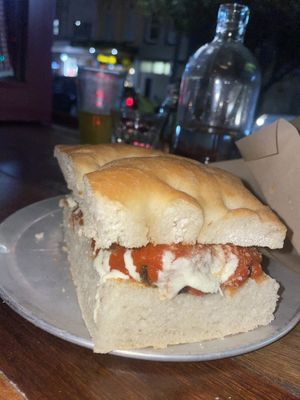Fable mushroom meat sub  at don Fred in Newtown