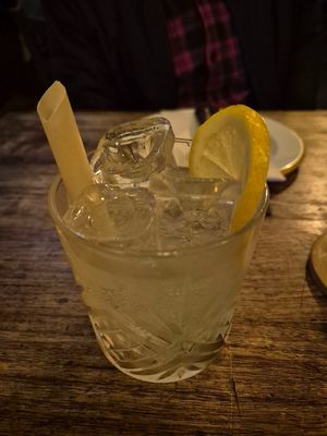 Cute pasta straw at don Fred in Newtown