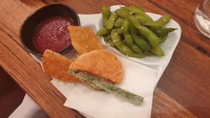 Kids meal plus avocado roll at Kuzu Izakaya in Woodend